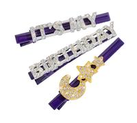 WEKADRIN 3 Pièces Hair Clips Rhinestone Sparkly Glitter Barrettes For Birthday Party Elegant Moon Star Hair Accessories For Festive Looks