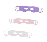 WEKADRIN 3 pièces Masque pour Yeux Silicone Double Face Massage des Points Acupression Réutilisable et Ergonomique Relaxant la Fatigue Oculaire Convient à Tous Types de Visages