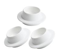 WEKADRIN 3 pièces Petits Bols Céramique pour Sauce Soja Plats à Tremper Résistants Aux Rayures Design Créatif Volcanique Lot pour Table à Dîner