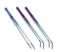 WEKADRIN 3 Pièces Pinces Alimentaires Multifonction en Acier Inoxydable 27 CM Lot de 3 pour Nourrir Reptiles et Plantes Aquatiques, Accessoires Terrarium Adaptés à L’Aquascaping