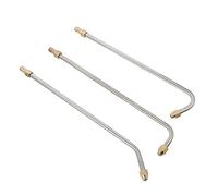 WEKADRIN 3 Pièces Rallonge pour Nettoyeur Haute Pression Tiges Courbées et U Acier Inoxydable Compatible Accessoires Pression pour Nettoyage Extérieur et Zones Difficiles