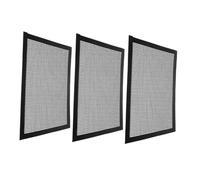 WEKADRIN 3 Pièces Tapis de Cuisson Maille Antiadhésif pour Barbecue Résistant Chaleur Réutilisable Adapté Aux Grills à Gaz et Électriques Tapis de Grillage Pratiques et