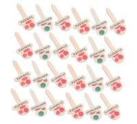 WEKADRIN 30 Pièces Wooden Plant Labels For Garden And Greenhouse Seedling Label Stakes Gardening Stake Tags For Vegetable Planting And Outdoor Farming