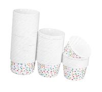 WEKADRIN 300 Pièces Caissettes Papier à Pois pour Cupcakes et Muffins Bols Jetables pour Crème Glacée Yaourt et Desserts Adaptés Fêtes et Pâtisserie Petits Bols Portables Polyvalents