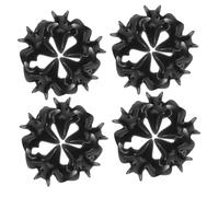 WEKADRIN 300 Pièces Halloween Nail Charms Animaux Noirs Accessoires Manucure DIY Sombres pour Fêtes et Carnaval