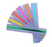 WEKADRIN 32 pièces Marque-pages PVC Clairs Étanches Décoratifs et Durables pour Lecture Souvenirs et Projets DIY