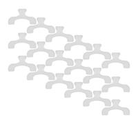 WEKADRIN 35 Pièces Clip Transparent pour Porte-pages Robustes et Compacts Accessoire de Lecture pour Enseignants et Secrétaires Maintien Sécurisé des Pages et Manuscrits