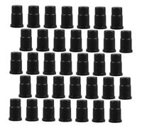 WEKADRIN 35 pièces Manchons Douille Roulette Abs Inserts de Remplacement pour Roulettes à Tige Accessoires Durables pour Meubles Bois