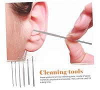 WEKADRIN 3ensembles Kits Nettoyage Oreilles Acier Inoxydable Outils Éliminateur Cérumen Ergonomiques Et Sécurisés Pour Usage Domestique Et Voyage Accessoires De Nettoyant Auditif Pratiques