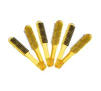 WEKADRIN 3pièces Brosse De Lissage Antistatique Avec Peigne à Poils Souples Outil De Coiffure Portable Pour Cheveux Lisses Et Démêlés