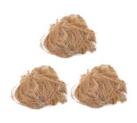 WEKADRIN 3pièces Lot de Allume-feu Professionnels Jute Naturel Outil Pratique pour Camping Extérieur Barbecue Et Feu De Camp Accessoires De Survie Résistants Au Vent