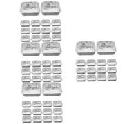 WEKADRIN 4 Ensembles Lot De Plateaux Jetables Aluminium Pour Four Et Air Fryer Carrés Résistants Cuisson Pour Rôtissage Pâtisserie Et Conservation Des Aliments 30 Pièces * 4
