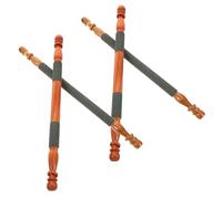 WEKADRIN 4 Pièces Bird Stand Perch Wood Paw Grinding Stick for Small Birds Thrushes Parrot Cage Accessories Ergonomic Fit