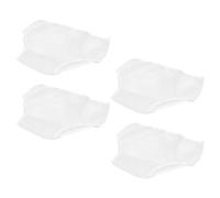 WEKADRIN 4 Pièces Culottes Incontinence Réutilisables Imperméables pour Adultes Sous-vêtements de Protection Fuites pour Hommes et Femmes Absorbants et Doux pour Peau Sensible Lot de Blanc