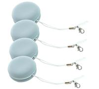 WEKADRIN 4 pièces Lingettes Nettoyantes Macaron pour Écran de Téléphone Chiffon Microfibre Portable Nettoyant Écran Tactile pour Mobiles et Appareils Électroniques sans Peluches Ni Traces