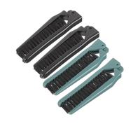 WEKADRIN 4 Pièces Peignes Pliants Compacts Brosses à Cheveux Ergonomiques Antidérapantes Petites Brosses de Poche pour Coiffage et Soin