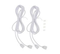 WEKADRIN 4 Pièces Rallonge de barre lumineuse connecteur corde dirigé bandes lumineuses à LED lumière flexible rallonge de bande lumineuse câble d'extension RVB blanche Couleur Aléatoire