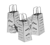 WEKADRIN 4 Pièces Râpe à Fromage Manuelle Faces Acier Inoxydable Compacte et Stable Râpe Fromage Portable Ergonomique pour et Professionnelle