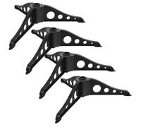 WEKADRIN 4 Pièces Support de Sapin de Noël Artificiel Stable Base Démontable Abs Vert Foncé Accessoire Pratique pour Arbre Installation Facile sans Outils