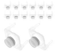 WEKADRIN 40 pièces Boutons Silicone pour Interrupteur Bouton-poussoir Étanche Compatible Micro-ondes Machine à Mahjong Cuiseur à Riz Appareil Vapeur Remplacement Rapide pour Télécommande