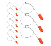 WEKADRIN 40 Pièces Steel Security Cable Seals With Tamper Tags For Containers Trailers And Trucks Pull Tight Anti-tampering Wire Seals For Cargo Oil Tanks And Logistics