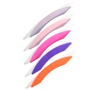 WEKADRIN 5 pièces Fiches à Ongles Courbées Portables Double Face Polisseuses pour Soin des Ongles Manucure Professionnelle