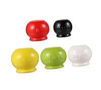 WEKADRIN 5 Pièces Kit de Ventouses Céramique Ergonomiques avec Fond Creux pour Thérapie par Succion Outil de Sûr et Réutilisable pour Auto Soins à Domicile