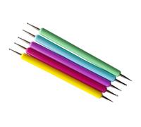 WEKADRIN 5 pièces Kit Outils Nail Art Dotting Tool pour Peinture Manucure Stylos de Traçage de Motifs DIY Décoration Ongles et Facile à Utiliser