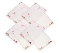 WEKADRIN 50 Feuilles Papier à Lettres Rétro Épais Style Vintage Chinois Papier à Écrire Lisse pour Lettres Amour et Correspondance Traditionnelle Papeterie Botanique Pratique pour