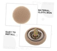 WEKADRIN 50 pièces Kit de Fixation Ciel de Toit Voiture Beige pour Réparation Garniture Intérieure Boutons Clips pour Réparation Headliner Installation Facile sans Outil Professionnel