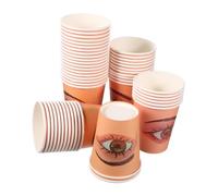 WEKADRIN 50 Pièces Lash Practice Cups Reusable Eye Tool For Beginner Lash Extension Skill Improvement And Portable Makeup Practice