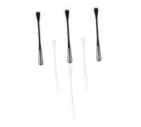WEKADRIN 6 pièces Lot de Mini Fouets Manuels Plastique avec Petite Cuillère Batteur Œufs Ergonomique pour Pâtisserie et Cuisine Maison Réutilisable