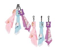 WEKADRIN 6 Pièces Microfibre Eyewear Wiper Keychain Set Portable Reusable Lens Cleaning Cloths For Glasses Sunglasses And Screens With Prints And Easy-to-use Optical Cleaner