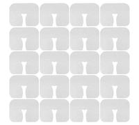 WEKADRIN 600 pièces Disposable Massage Pillow Covers Non-woven Face Rest Protectors For Spa Facial Massage Table Use Soft Skin-friendly Material Hygienic Single-use Headrest Liners For