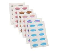 WEKADRIN 6feuilles Autocollants De Pour Fards à Paupières Décoration Des Yeux Pour Cosplay Et Maquillage Autocollants Imperméables Pour Fêtes Et Occasions Spéciales