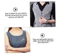 WEKADRIN 8 pièces Broche Coiffeur Créatif Épingle Costume Décoration Barbier Ciseaux Peigne Or