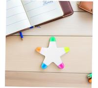 WEKADRIN 8 Pièces Set de Marqueurs Surligneur Étoile à Cinq Branches Stylos Fins pour Dessin Scrapbooking et Prise de Notes Accessoires Créatifs pour Étudiants et Enseignants