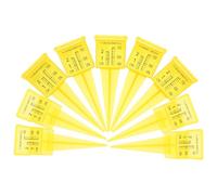 WEKADRIN 9 pièces Jauge de Pluie Extérieure Outil Mesure Eau Large Ouverture Pluviomètre Portable pour Pelouse Jardin et Agriculture