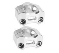 WEKADRIN Adaptateurs de Fixation de Guidon pour Dirt Bike et ATV Montage Facile Conversion Barre Épaisse à Paire Grise Compatible Pit Bike