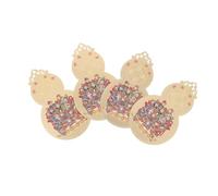 WEKADRIN Amulette Feng Shui Gourde en Laiton 4 Pièces Double Face Cartes de Bénédiction Chinoise Décoration Nouvel An Oriental pour Attirer Richesse et Prospérité