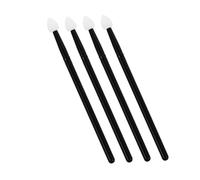 WEKADRIN Applicateurs de Fard à Paupières 4 Pièces Petite Taille Doux pour Femmes Maquillage Voyage Kit Cosmétique Noir et Blanc