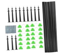 WEKADRIN Arceaux de Jardin Plastique pour Tunnel et Supports Gel et Gelées Accessoires pour Film Disolation Kit de Protection Végétale Polyvalent