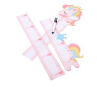 WEKADRIN Autocollant Mural Toise de Croissance Garçon et Filles Décor Chambre Bébé Motif Animaux Coloré Pvc Résistant pour Mesurer Hauteur Garçon Fille Kit Complet