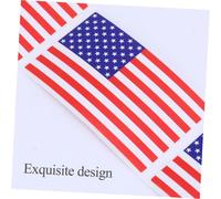 WEKADRIN Autocollants Drapeau Américain Carrés Étanches Stickers Thème Fête Indépendance Décorations Extérieures Voiture et Loisirs Créatifs