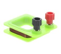 WEKADRIN Bobine D'induction Carrée pour Expérience Électromagnétique, Bobine Magnétique Pédagogique en Laboratoire, Kit Éducatif pour Enseignement Primaire et Sciences Physiques, Aimant