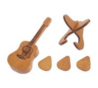 WEKADRIN Boîte à Médiateurs Forme de Guitare avec Médiateurs pour Instruments de Musique et Accessoires de Rangement pour Guitaristes