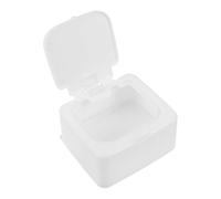 WEKADRIN Boîte de Rangement Design à Pression Résistant à l'usure en Plastique Blanc pour Médiators Diviseurs Internes Organisateur Moderne pour Guitare Bureau Studio