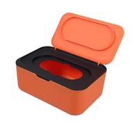 WEKADRIN Boîte Distributrice Lingettes Compacte et Portable Boîte Mouchoirs Humide Légère avec Couvercle Organiseur Lingettes pour Voyage et Usage Quotidien