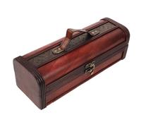 WEKADRIN Boîte Vintage pour Bouteille de Casier de Rangement Élégant pour Vin Coffret Cadeau pour Mariage et Célébrations Design Européen Ancien Modèle à Motifs Floraux