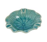 WEKADRIN Bol Céramique Aroma pour Huile Essentielle Plateau Parfumé Spa Support Sécurisé pour Flacon Maison et de Beauté Couleur Bleue